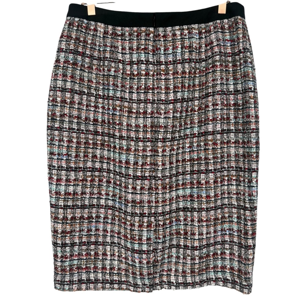 NWT Talbots Womens Tweed Pencil Skirt Black Multi Size 8 Old Money Preppy Career - Picture 12 of 14